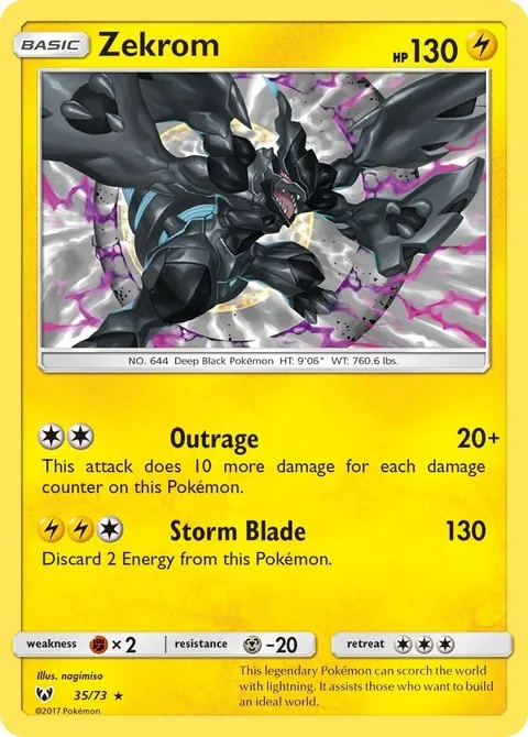 Zekrom [Outrage | Storm Blade]