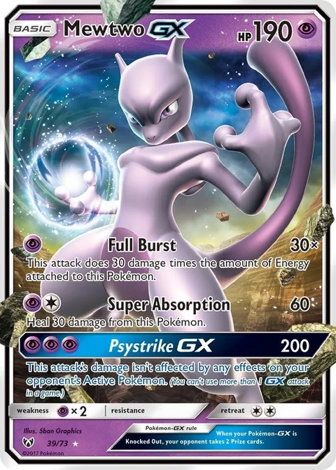Mewtwo GX [Full Burst | Super Absorption | Psystrike GX]
