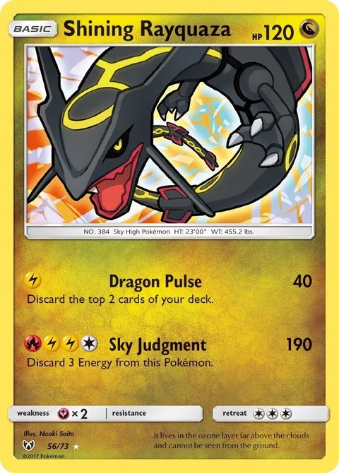 Shining Rayquaza [Dragon Pulse | Sky Judgment]