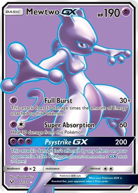 Mewtwo GX [Full Burst | Super Absorption | Psystrike GX]