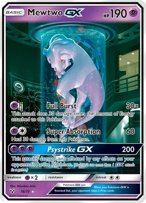 Mewtwo GX [Full Burst | Super Absorption | Psystrike GX]