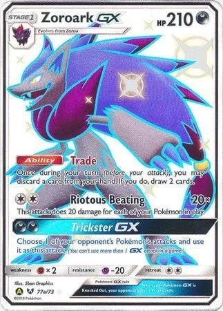 Zoroark GX [Trade | Riotous Beating | Trickster GX]