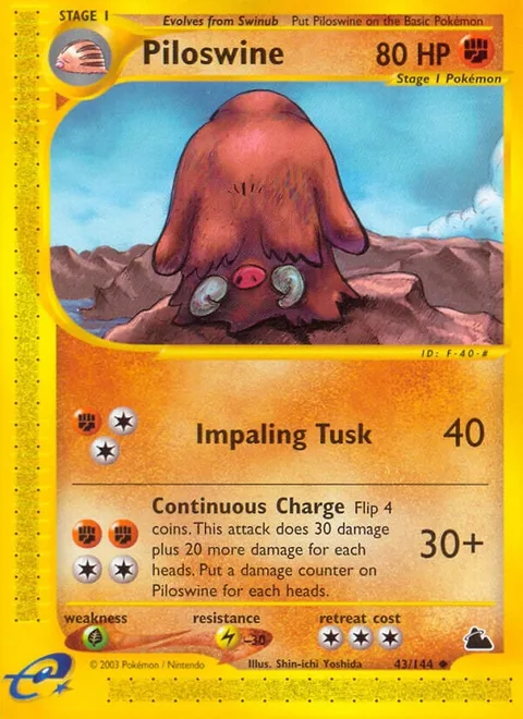 Piloswine [Impaling Tusk | Continuous Charge]