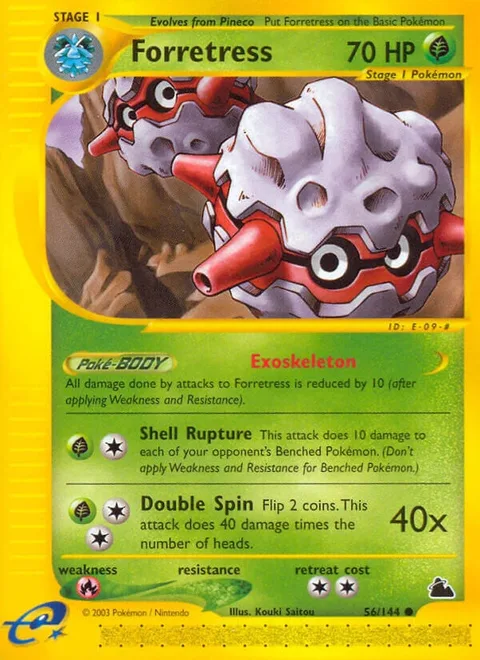 Forretress [Exoskeleton | Shell Rupture | Double Spin]