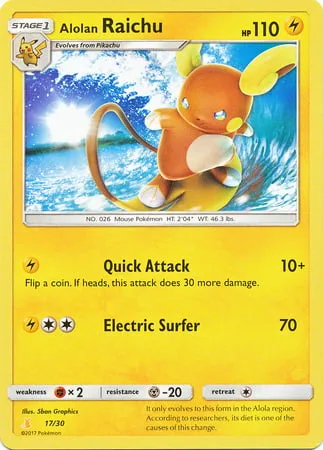 Alolan Raichu [Quick Attack | Electric Surfer]