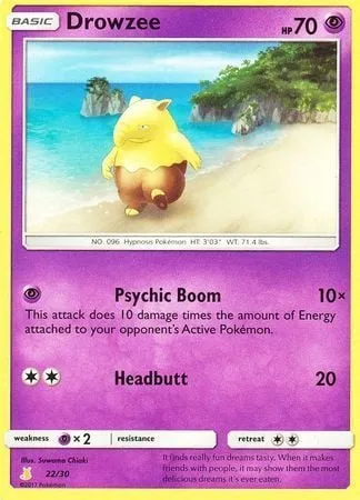 Drowzee [Psychic Boom | Headbutt]