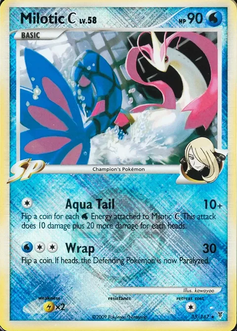 Milotic [C] Lv.58 [Aqua Tail | Wrap]