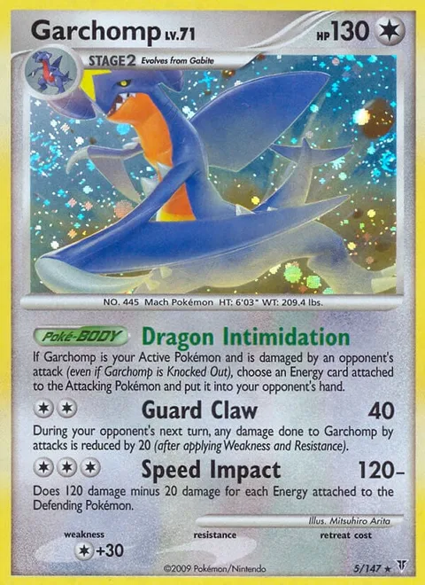 Garchomp Lv.71 [Dragon Intimidation | Guard Claw | Speed Impact]
