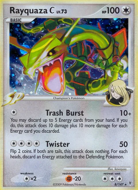 Rayquaza [C] Lv.73 [Trash Burst | Twister]