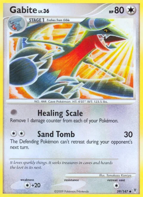 Gabite Lv.36 [Healing Scale | Sand Tomb]