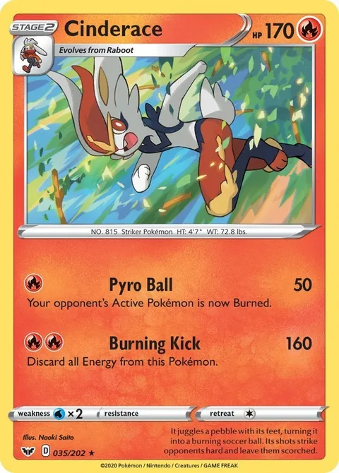 Cinderace [Pyro Ball | Burning Kick]