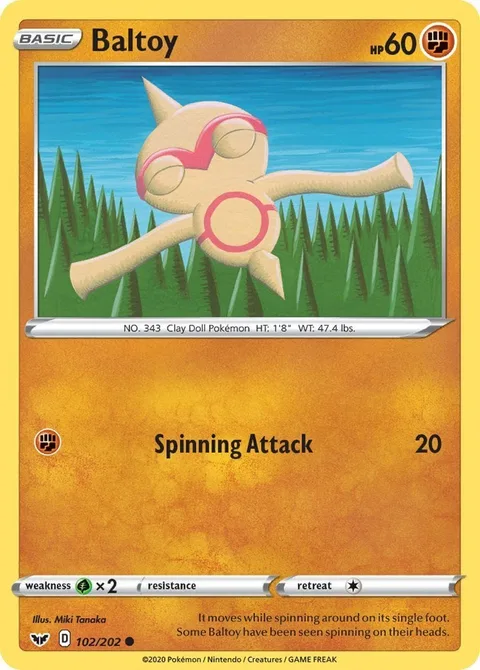 Baltoy [Spinning Attack]