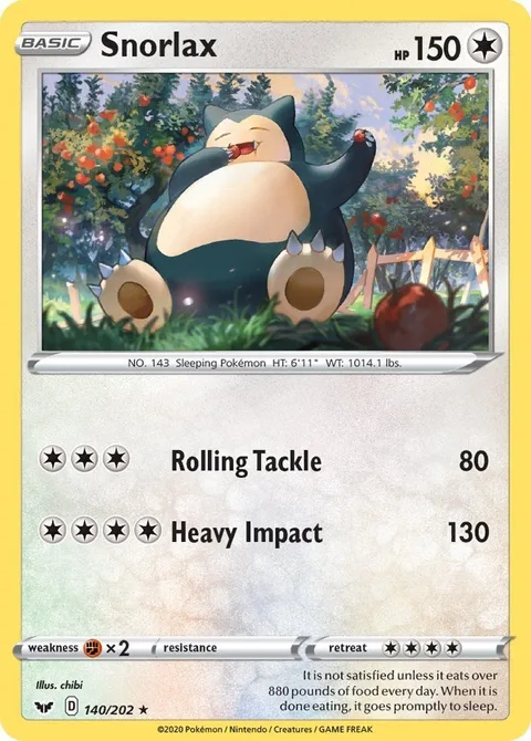 Snorlax [Rolling Tackle | Heavy Impact]