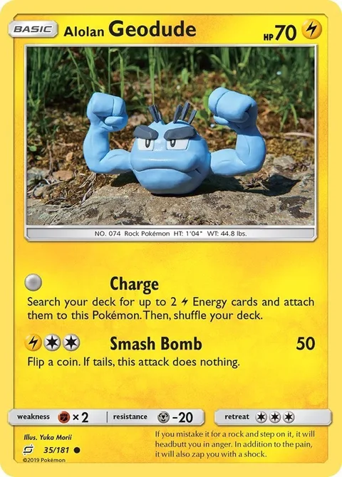 Alolan Geodude [Charge | Smash Bomb]