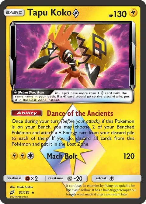 Tapu Koko ◇ [Dance of the Ancients | Mach Bolt | Prism]