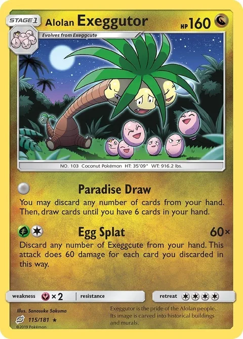 Alolan Exeggutor [Paradise Draw | Egg Splat]