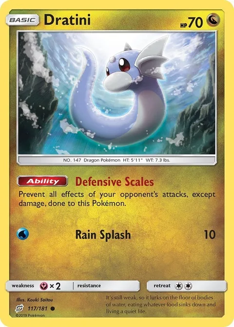 Dratini [Defensive Scales | Rain Splash]