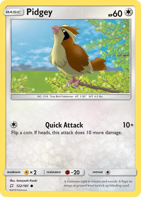 Pidgey [Quick Attack]