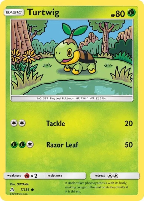 Turtwig [Tackle | Razor Leaf]