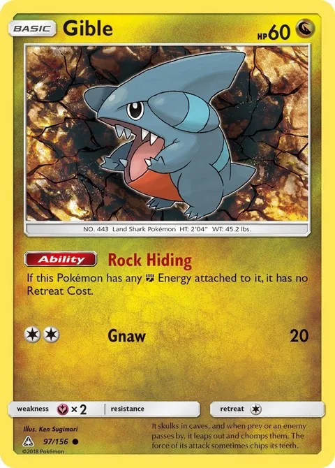 Gible [Rock Hiding | Gnaw]