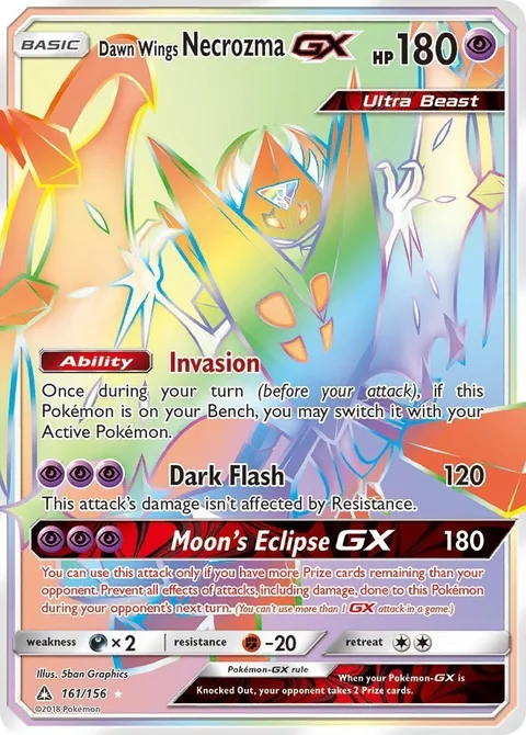 Dawn Wings Necrozma GX [Invasion | Dark Flash | Moon's Eclipse GX]