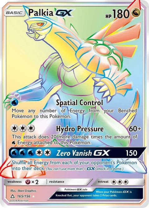 Palkia GX [Spatial Control | Hydro Pressure | Zero Vanish GX]