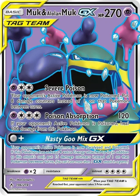 Muk & Alolan Muk GX [Severe Poison | Poison Absorption | Nasty Goo Mix GX]