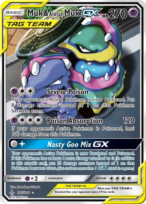 Muk & Alolan Muk GX [Severe Poison | Poison Absorption | Nasty Goo Mix GX]