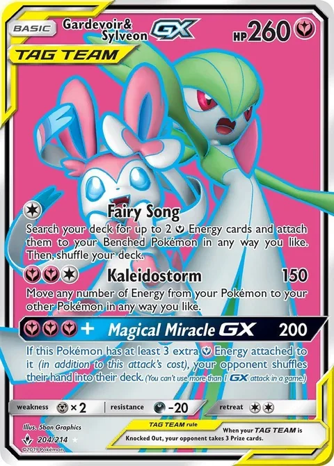 Gardevoir & Sylveon GX [Fairy Song | Kaleidostorm | Magical Miracle GX]