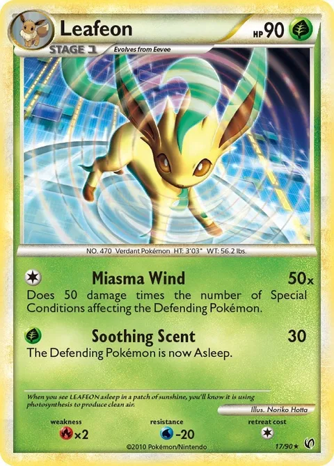Leafeon [Miasma Wind | Soothing Scent]