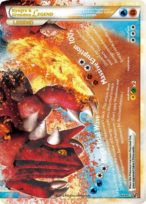 Kyogre & Groudon LEGEND [Mega Tidal Wave | Massive Eruption | Bottom]