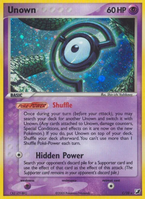 Unown [C] [Shuffle | Hidden Power]