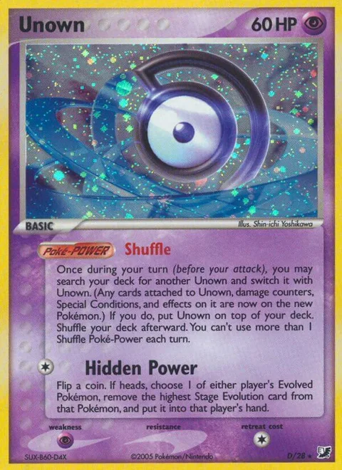 Unown [D] [Shuffle | Hidden Power]