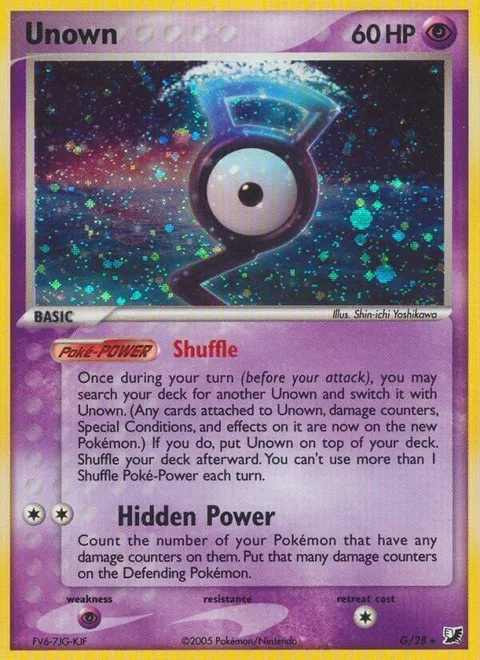 Unown [G] [Shuffle | Hidden Power]
