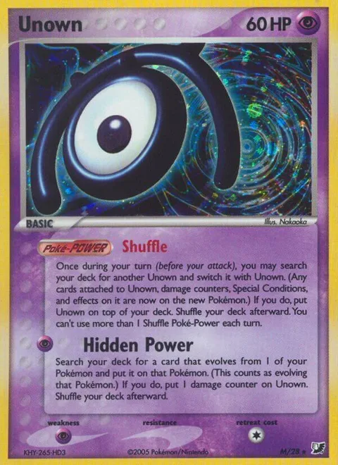Unown [M] [Shuffle | Hidden Power]