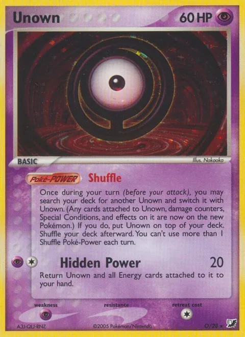 Unown [O] [Shuffle | Hidden Power]