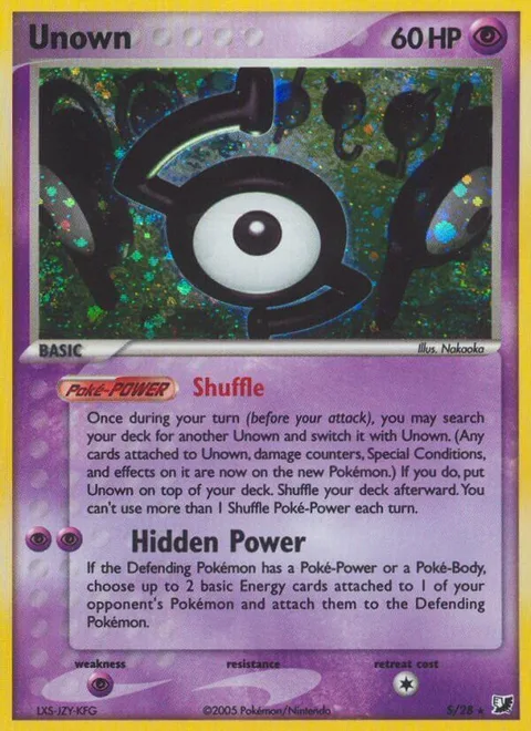 Unown [S] [Shuffle | Hidden Power]