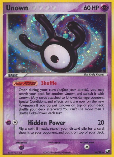 Unown [W] [Shuffle | Hidden Power]
