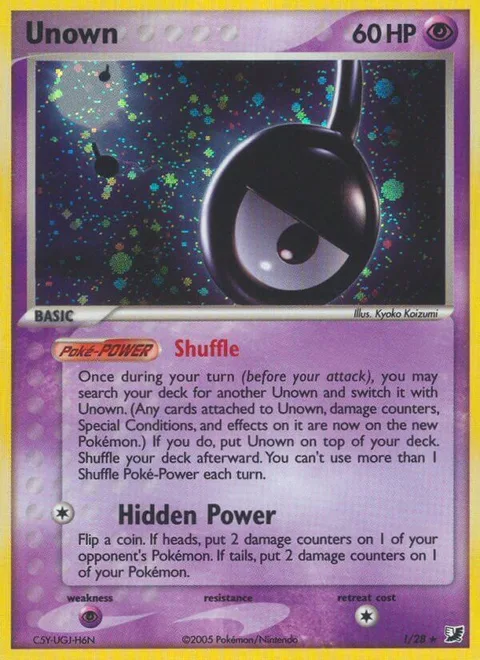 Unown [!] [Shuffle | Hidden Power]