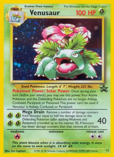Venusaur [Solar Power | Mega Drain]
