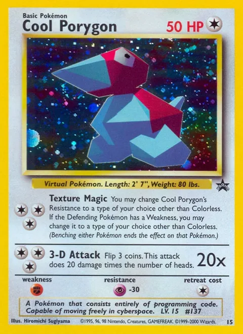 Cool Porygon [Textures Magic | 3-D Attack]