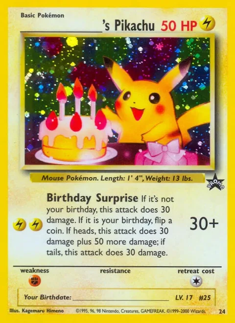 _____'s Pikachu [Birthday Surprise]