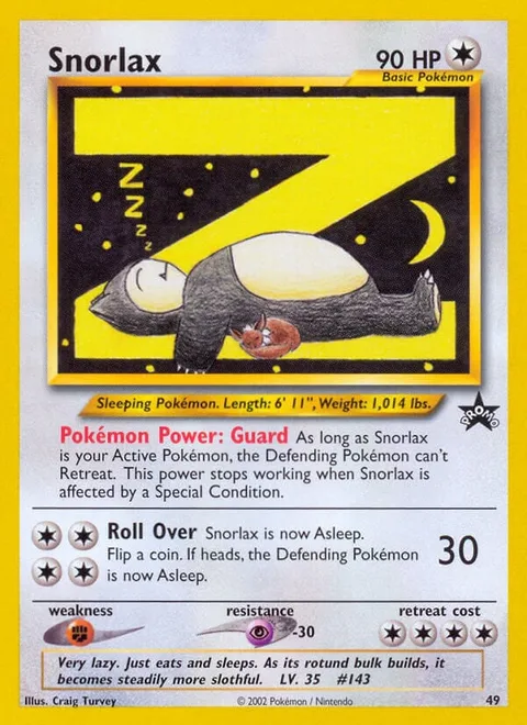 Snorlax [Guard | Roll Over]