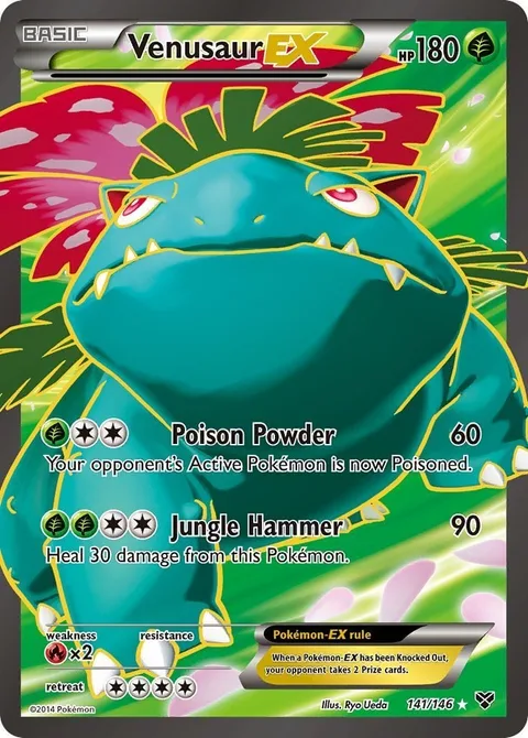 Venusaur EX [Poison Powder | Jungle Hammer]