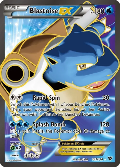 Blastoise EX [Rapid Spin | Splash Bomb]