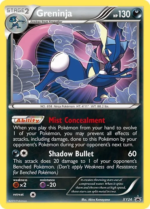 Greninja [Mist Concealment | Shadow Bullet]