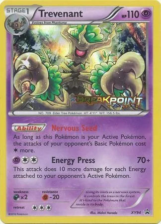 Trevenant [Nervous Seed | Energy Press]