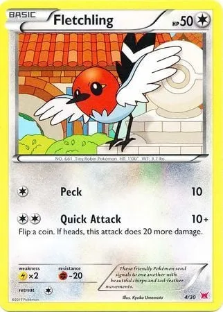 Fletchling [Peck | Quick Attack]