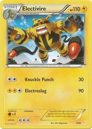 Electivire [Knuckle Punch | Electroslug]