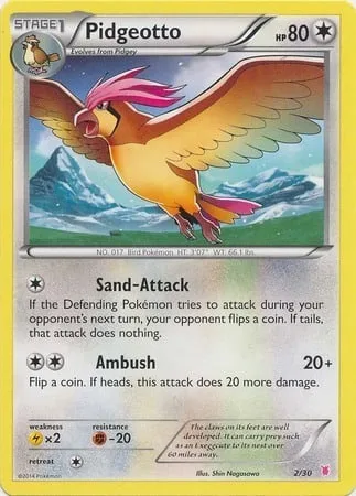 Pidgeotto [Sand-Attack | Ambush]
